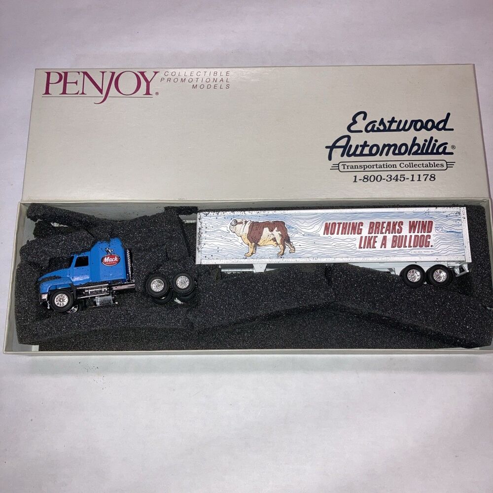 Penjoy diecast tractor trailer/semi 1/64 Mack Trucks Bulldog